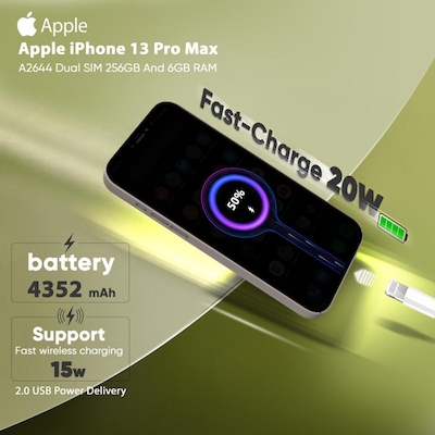 گوشی موبایل اپل مدل iPhone 13 Pro Max ja  ظرفیت 128 گیگابایت