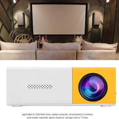 ویدئو پروژکتور پورتابل Borrego Mini LED yellow portable