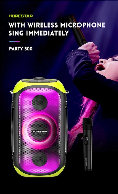 اسپیکر بلوتوثی هوپ استار مدل Party 300