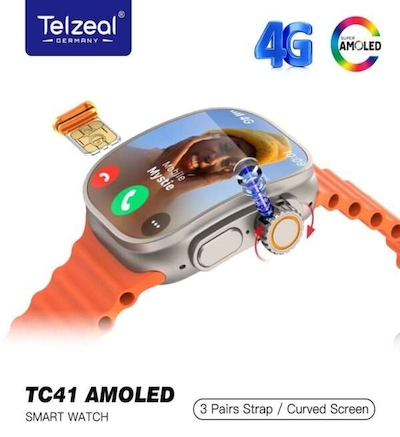 ساعت هوشمند سیمکارت خور Telzeal مدل TC41 رجیستر شده