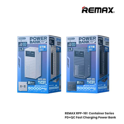پاوربانک ریمکس مدل RPP-161 ظرفیت 50000 میلی آمپر ساعت