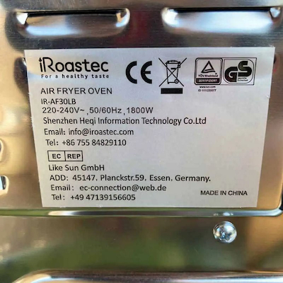 سرخ کن آیروستک آلمان مدل ir-af30lb