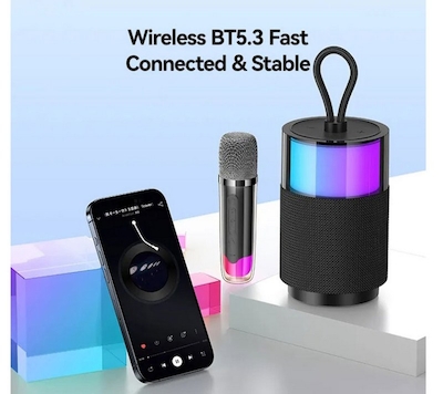 اسپیکر قابل حمل همراه با میکروفون USAMS US-YX013