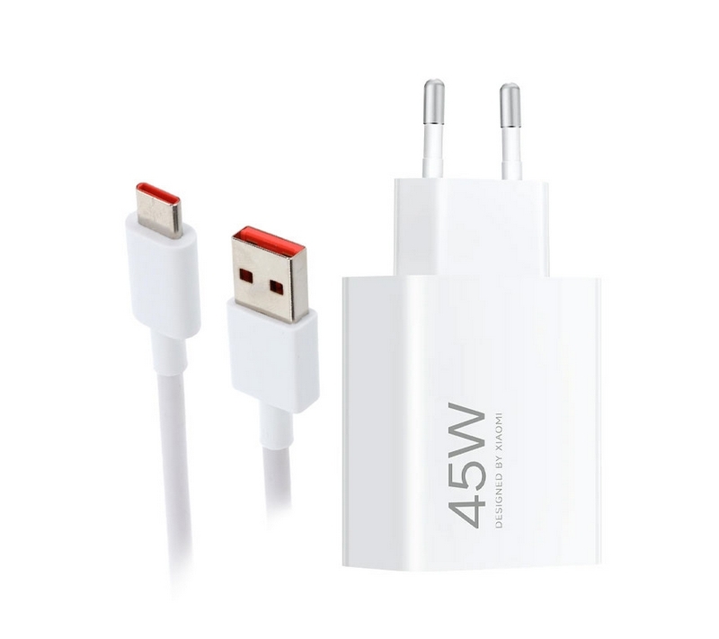 شارژر اصلی شیائومی 45w وات به همراه کابل