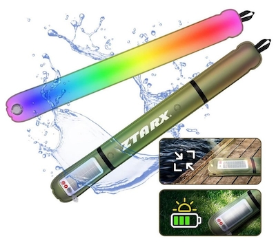 چراغ بادی شارژی خورشیدی ZTARX LIGHT مدل Tube A86 ضد آب