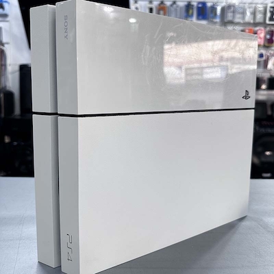 کنسول بازی سونی (استوک) PS4 FAT | سفید 500 گیگابایت به همراه یک دسته اضافه