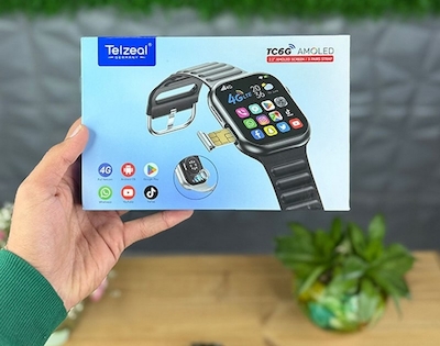 ساعت هوشمند سیم کارت خور Telzeal مدل TC6G نقره ای
