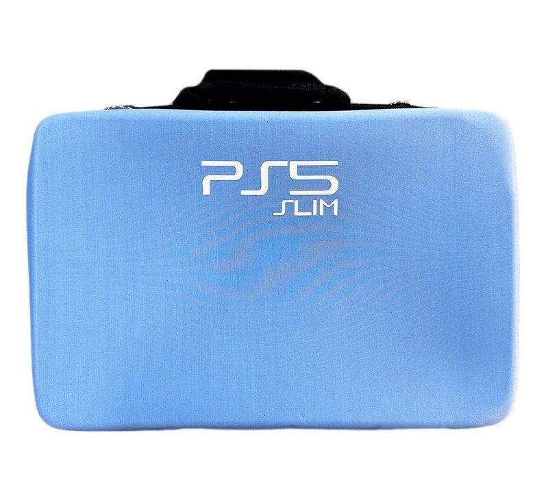 کیف حمل ps5 اسلیم رنگ آبی روشن
