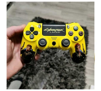دسته بازی PS4 طرح Cyberpunk 2077 های کپی
