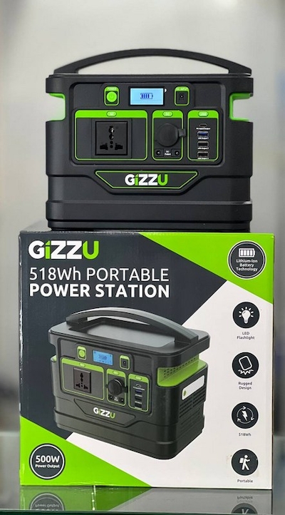 پاور استیشن قابل حمل Gizzu 518Wh مدل GPS500