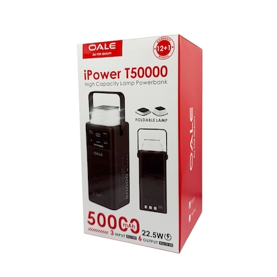 پاوربانک Oale مدل T50000 با ظرفیت 50،000 میلی آمپر ساعت