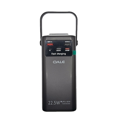 پاوربانک Oale مدل T30000 با ظرفیت 30،000 میلی آمپر ساعت