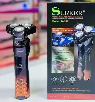 ریش تراش سه تیغ سورکر مدل SK-372