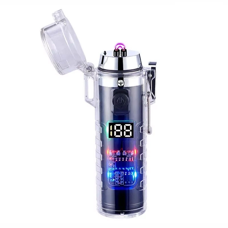 فندک الکتریکی شارژی دارای چراغ قوه مدل HB-256