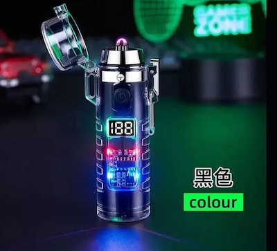 فندک الکتریکی شارژی دارای چراغ قوه مدل HB-256