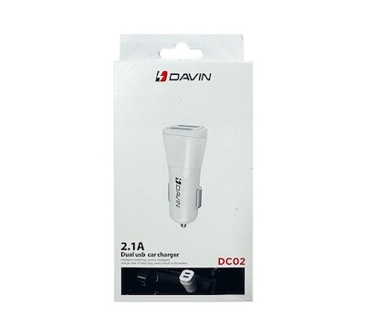 شارژر فندکی فست شارژ خودرو داوین مدل DC02
