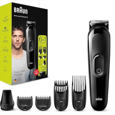 ست ماشین اصلاح Braun مدل All−in−One Trimmer 3