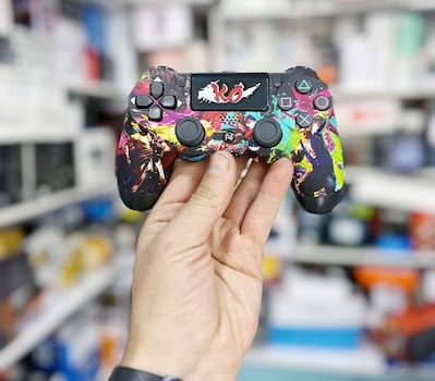 دسته بازی Play X پلی استیشن 4 مدل Sundi طرح مبارز خیابانی