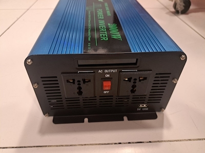 مبدل برق اینورتر) خودرو جی امیستار 2,000 وات تمام سینوسی دو ولتاژه 12/24 ولت)